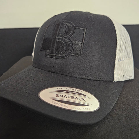 Black & White Trucker Snapback