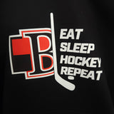 Eat, Sleep, Hockey, Repeat Youth Hoodie