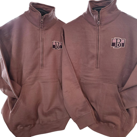 Belleville Senators Mauve Quarter Zip