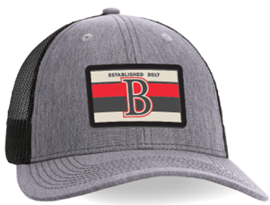 Belleville Senators Patch SnapBack Hat, Grey/Black