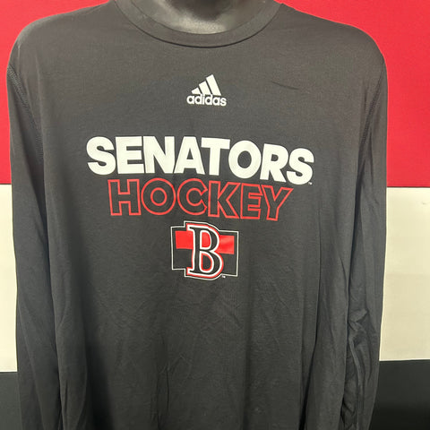 Player Apparel - Belleville Senators Long Sleeve Dry Fit (Black)