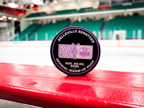 Hockey Fights Cancer Warmup Puck