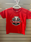Calder Cup Playoffs Logo Youth Red T-Shirt