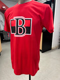 B Logo Adult Red T-Shirt