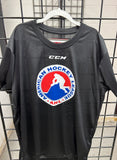 AHL Logo Performance Black T-Shirt