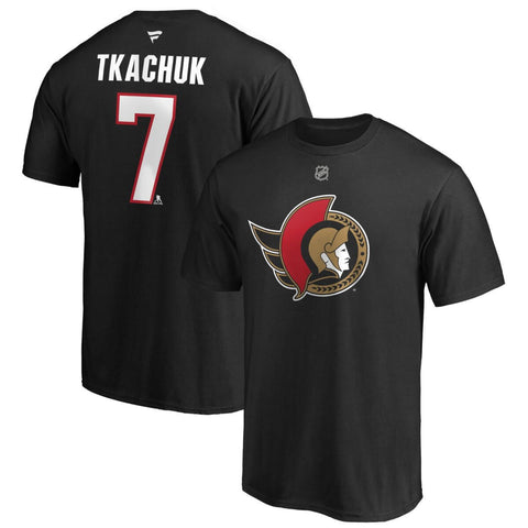 Ottawa Senators #7 Brady Tkachuk Home N&N Tee